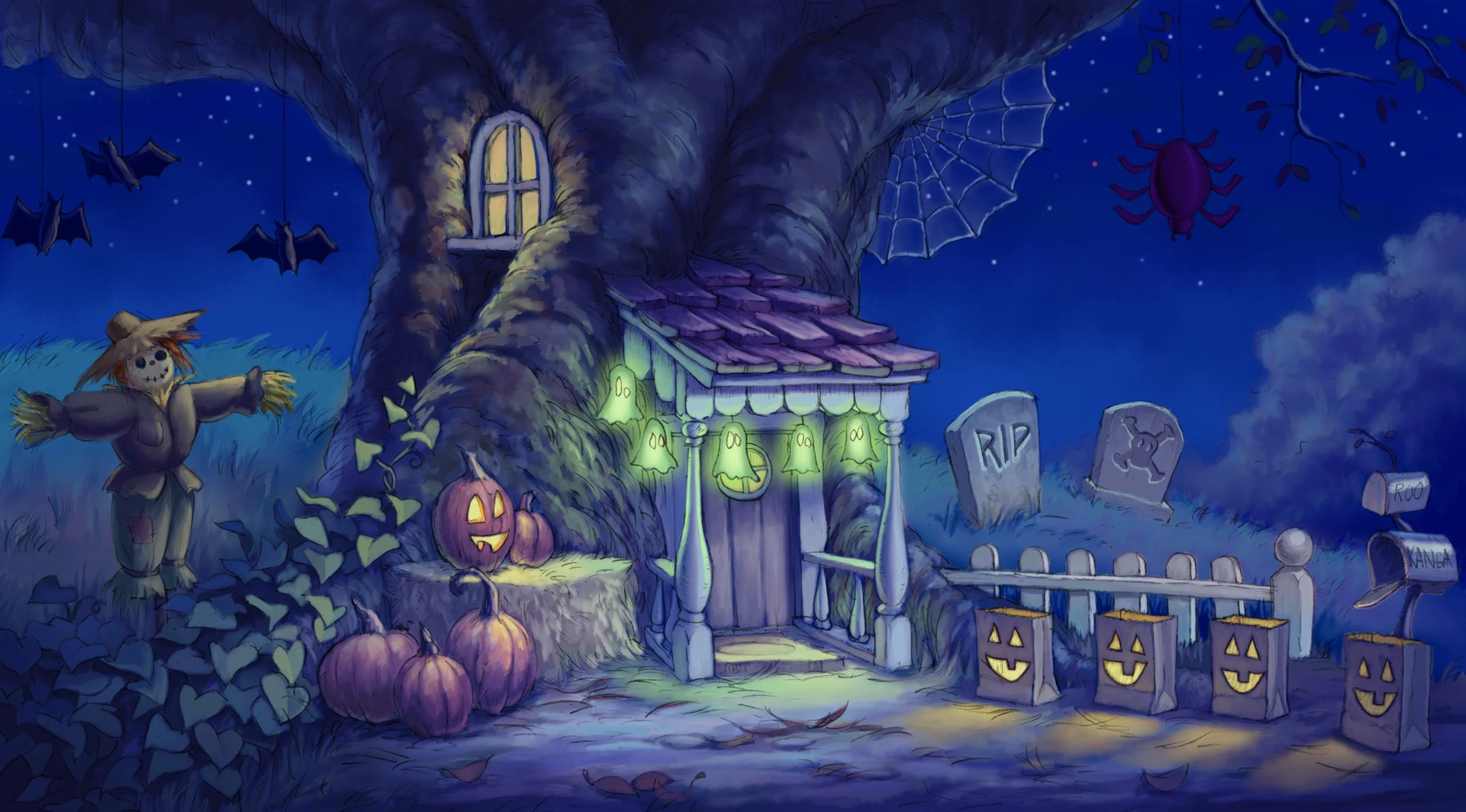 Digitally painted in Photoshop. Copyright © 2005 Disney