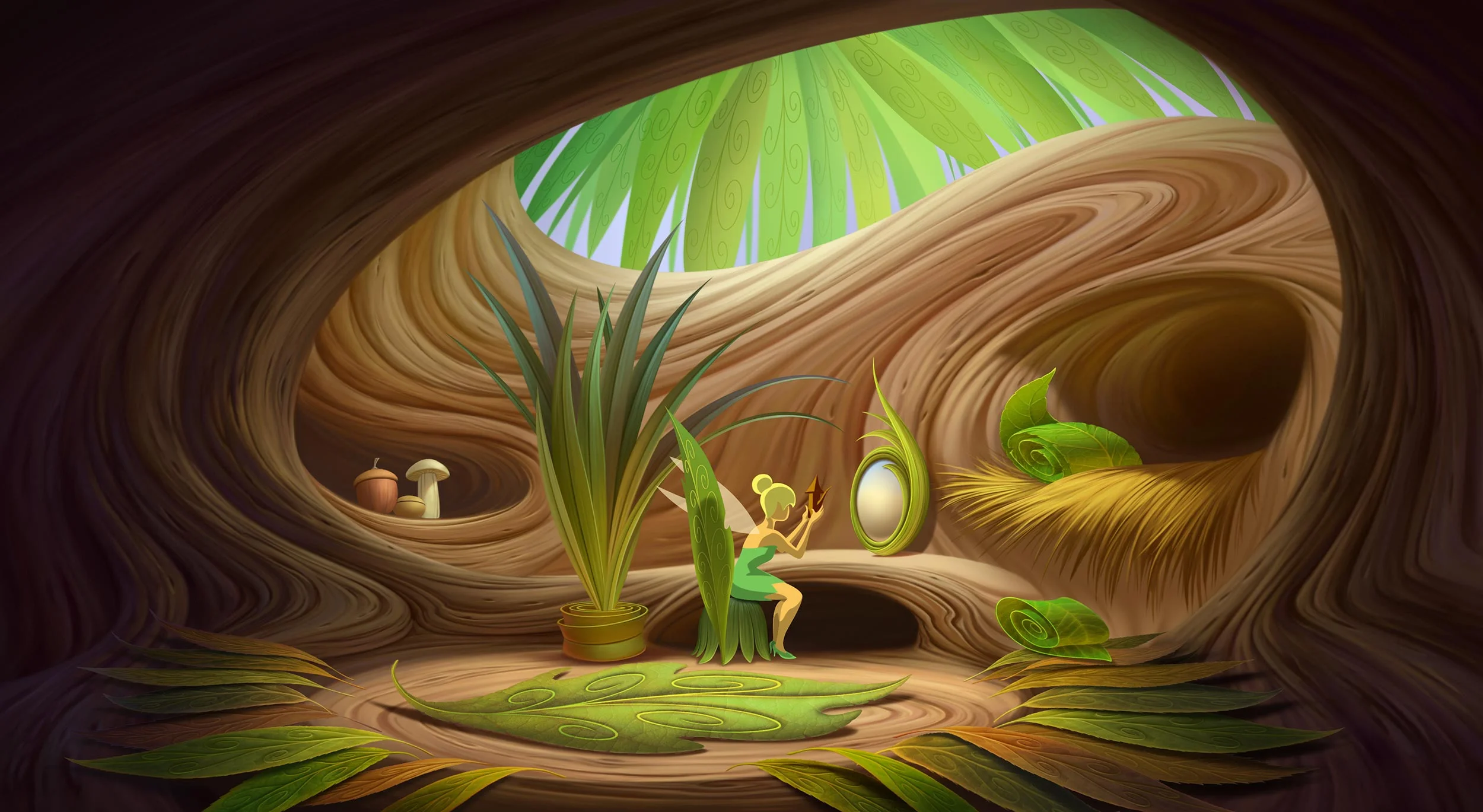 Digitally painted in Photoshop. Copyright © 2008 Disney