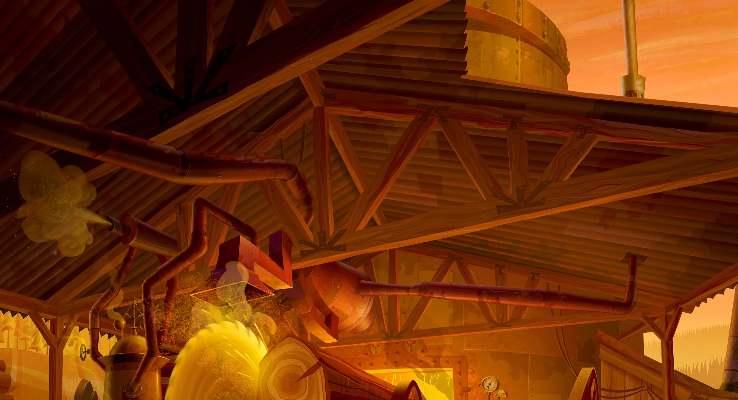 Digitally Painted in Photoshop. Copyright © 2007 Laika Entertainment