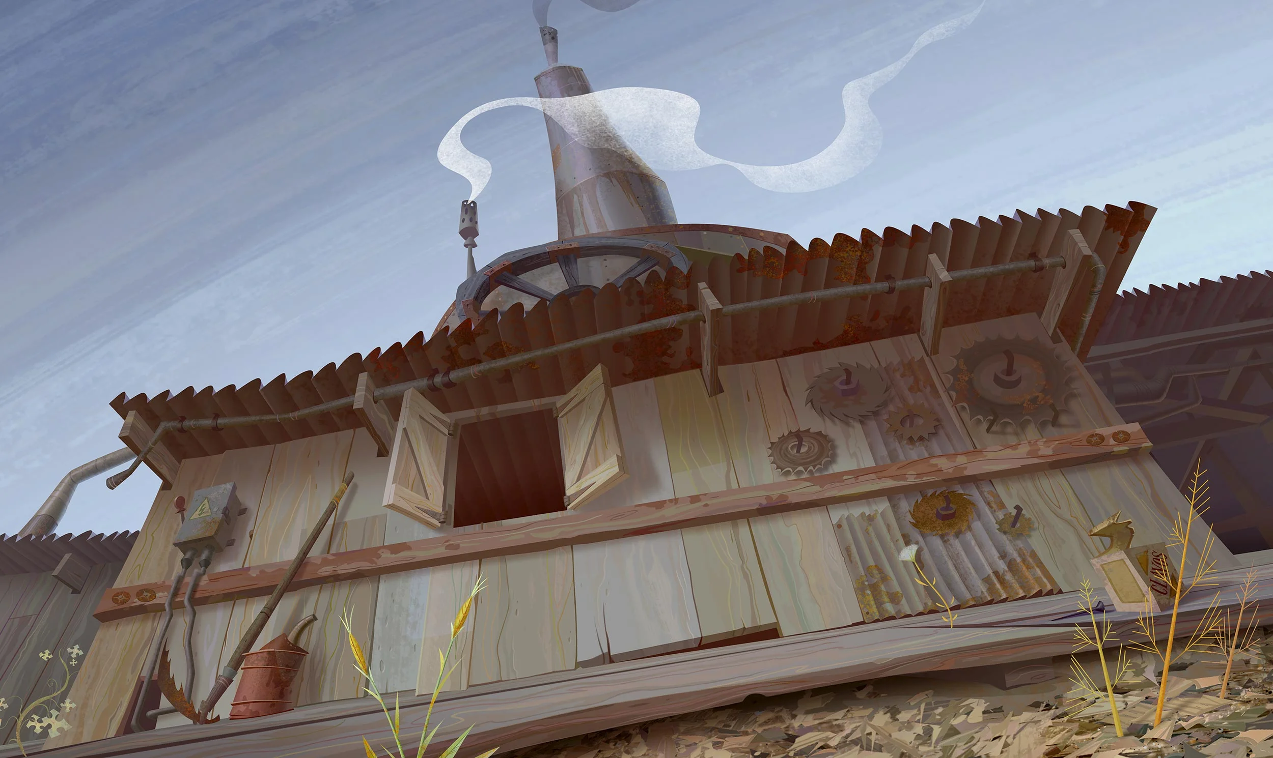 Digitally Painted in Photoshop. Copyright © 2007 Laika Entertainment