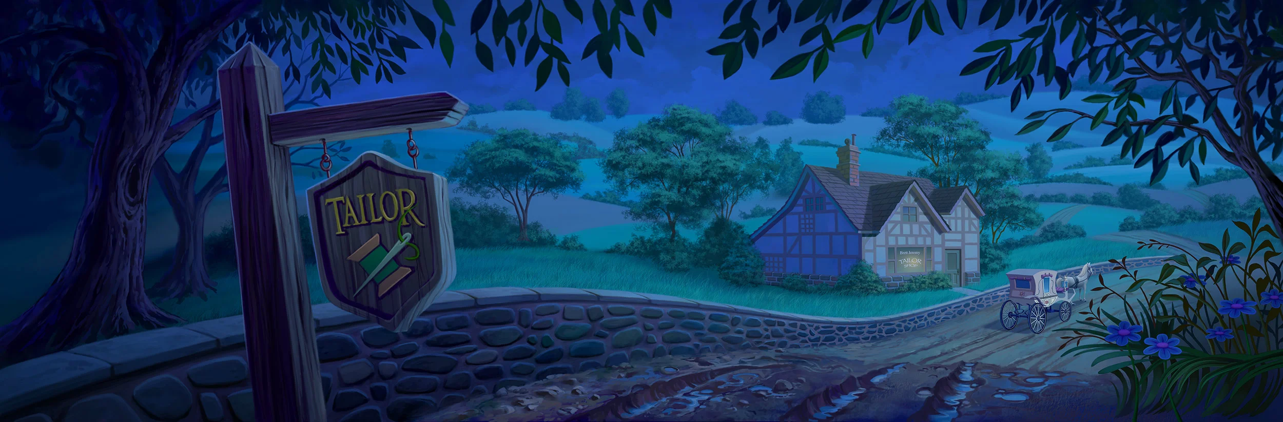Digitally painted in Photoshop . Copyright © 2010 Warner Brothers