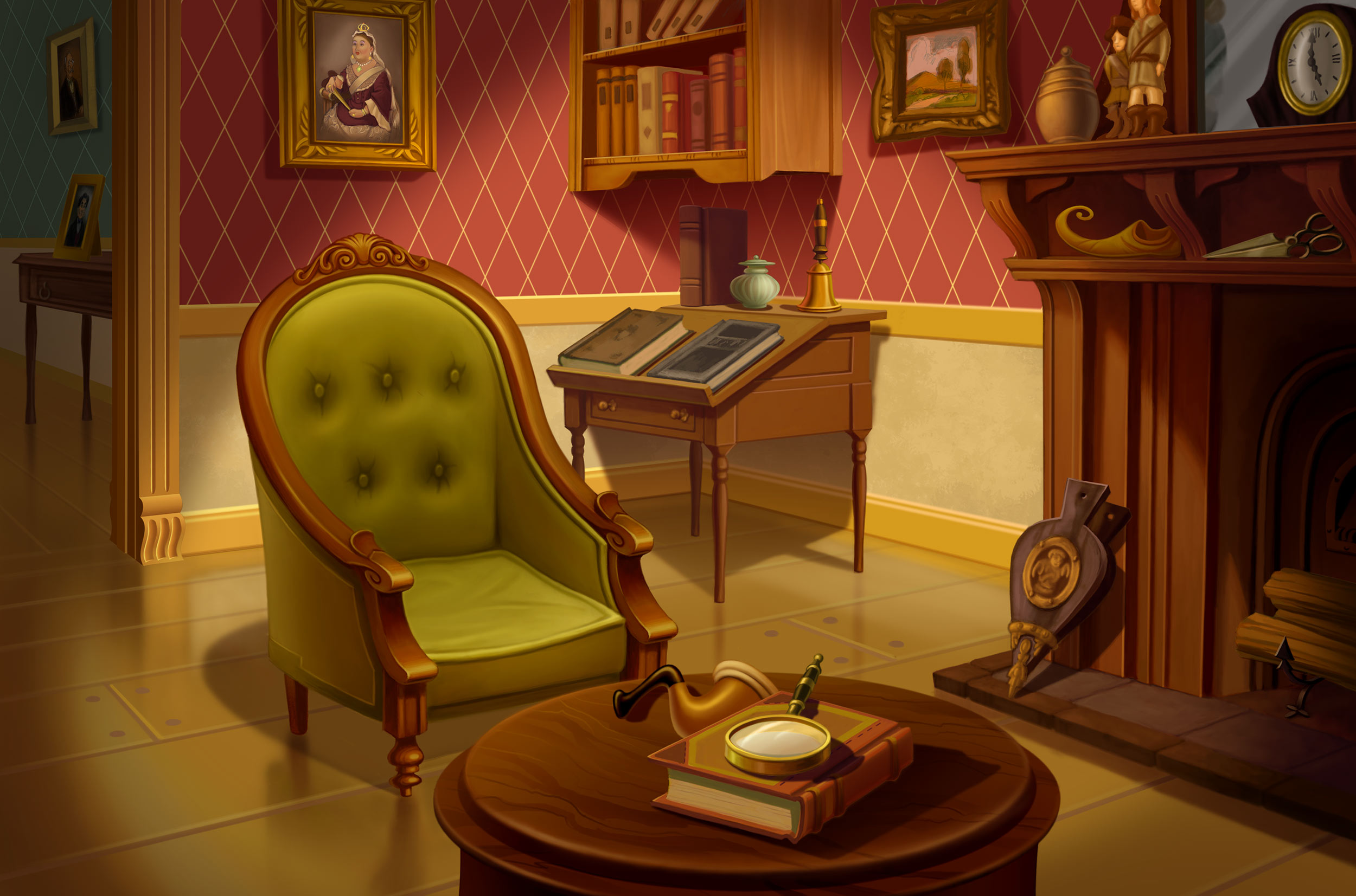 Digitally painted in Photoshop. &nbsp;&nbsp;Copyright © 2010 Warner Brothers