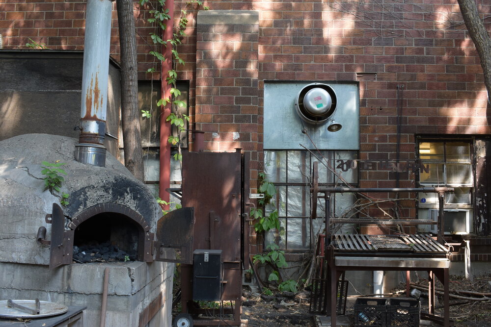  The Grotto - an enclosed outdoor area where artists gather. 