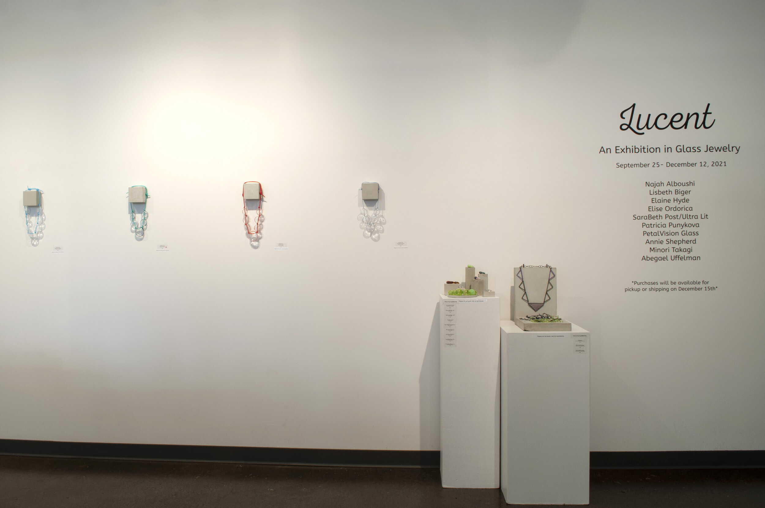 Lucent: An Exhibition in Glass Jewelry