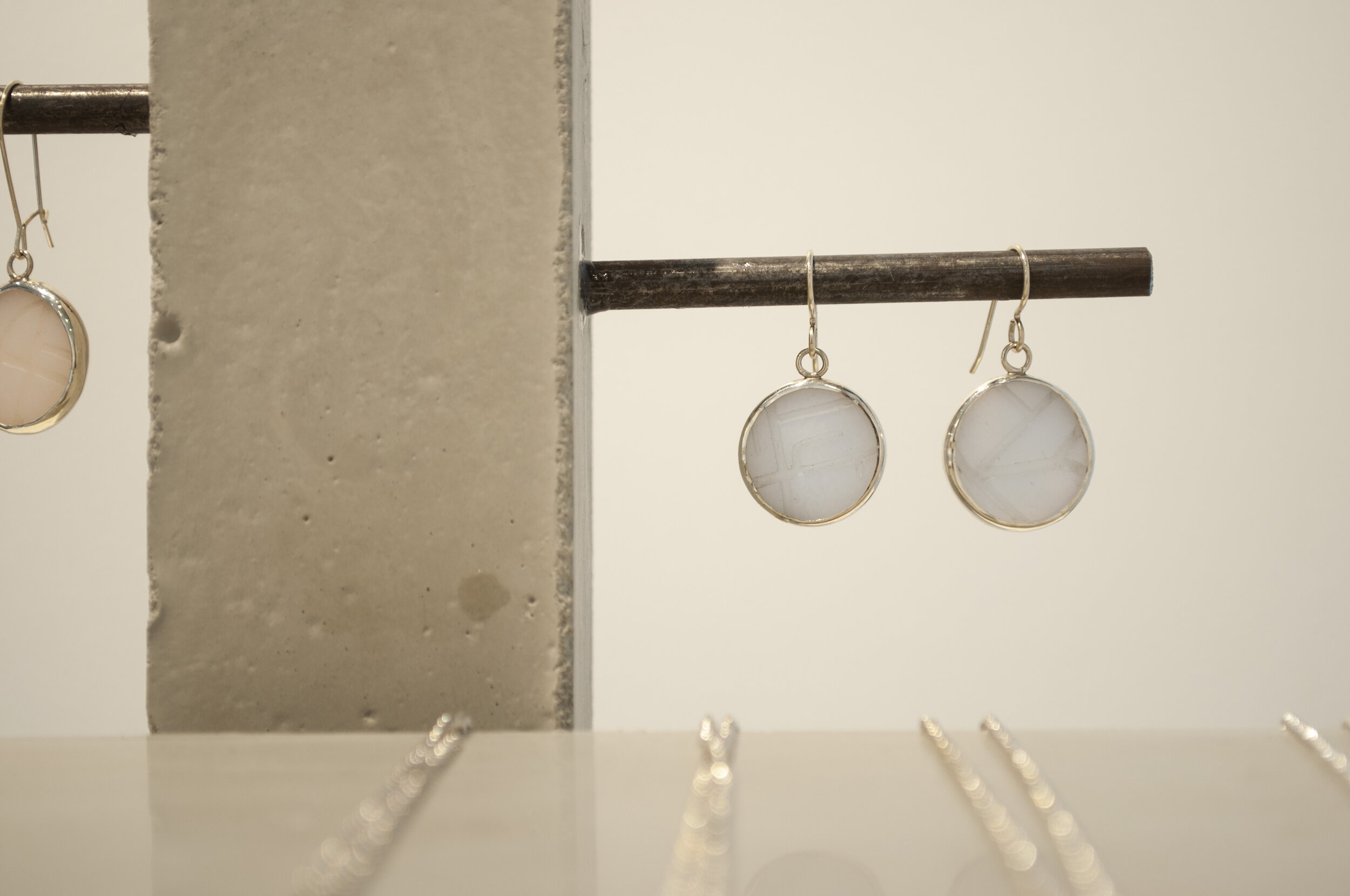 Map Dangle Earrings by Annie Shepherd