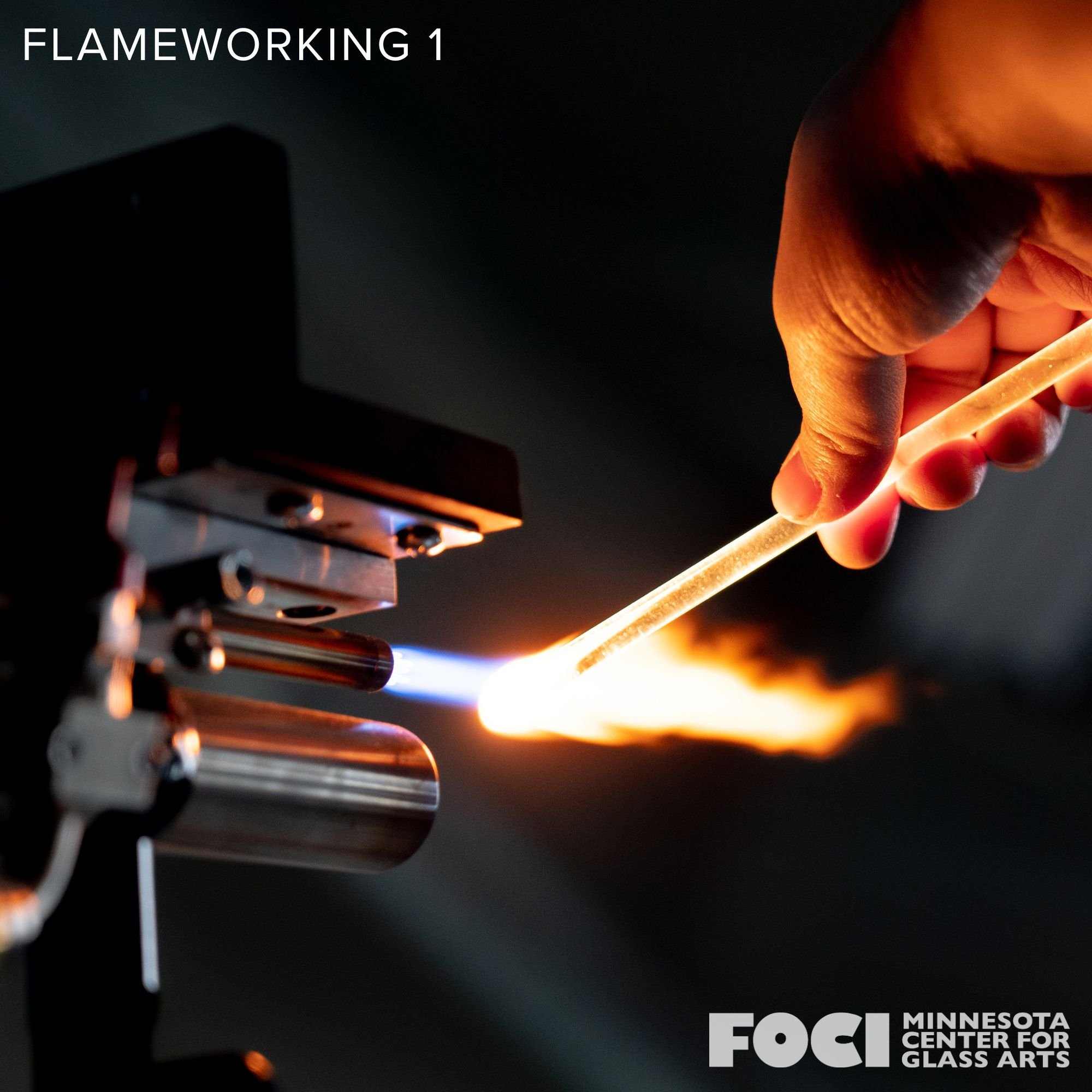 Flameworking 1 ~ January 27-March 2, 2024 — Foci