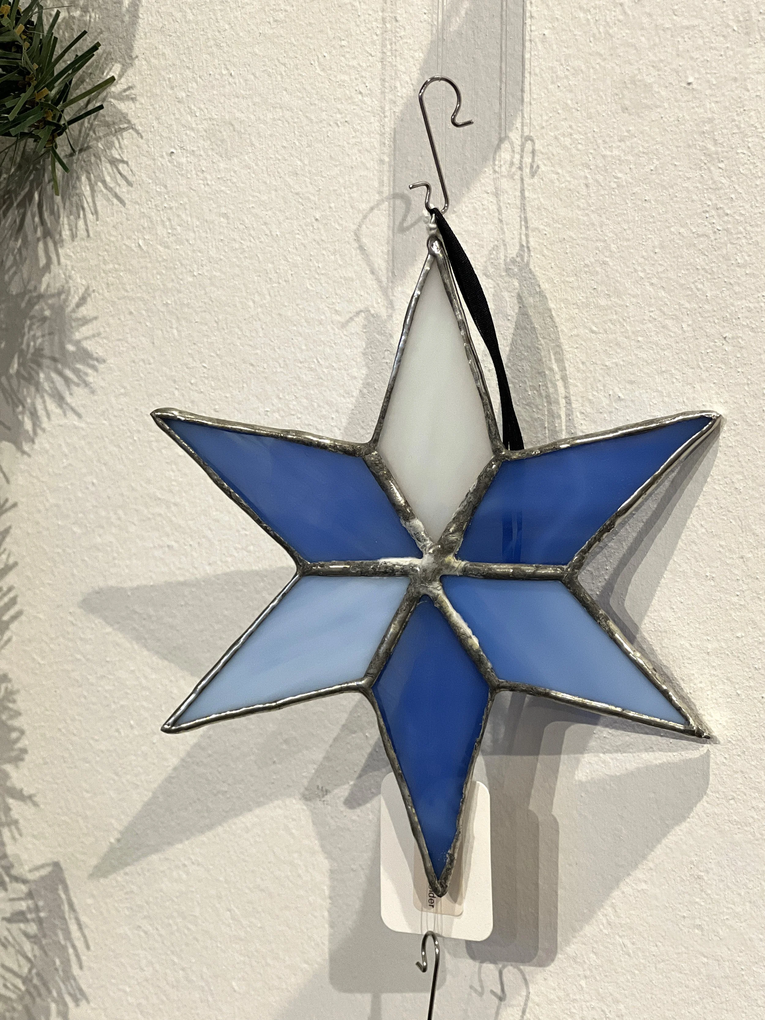 2-d Stained Glass Star by Samael Leopold-Sullivan