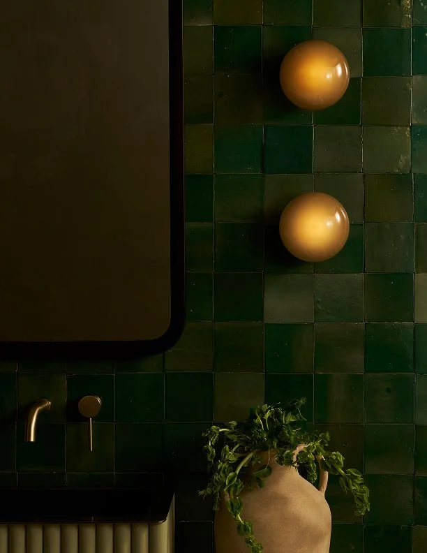 'Moraine Orb' bathroom installation