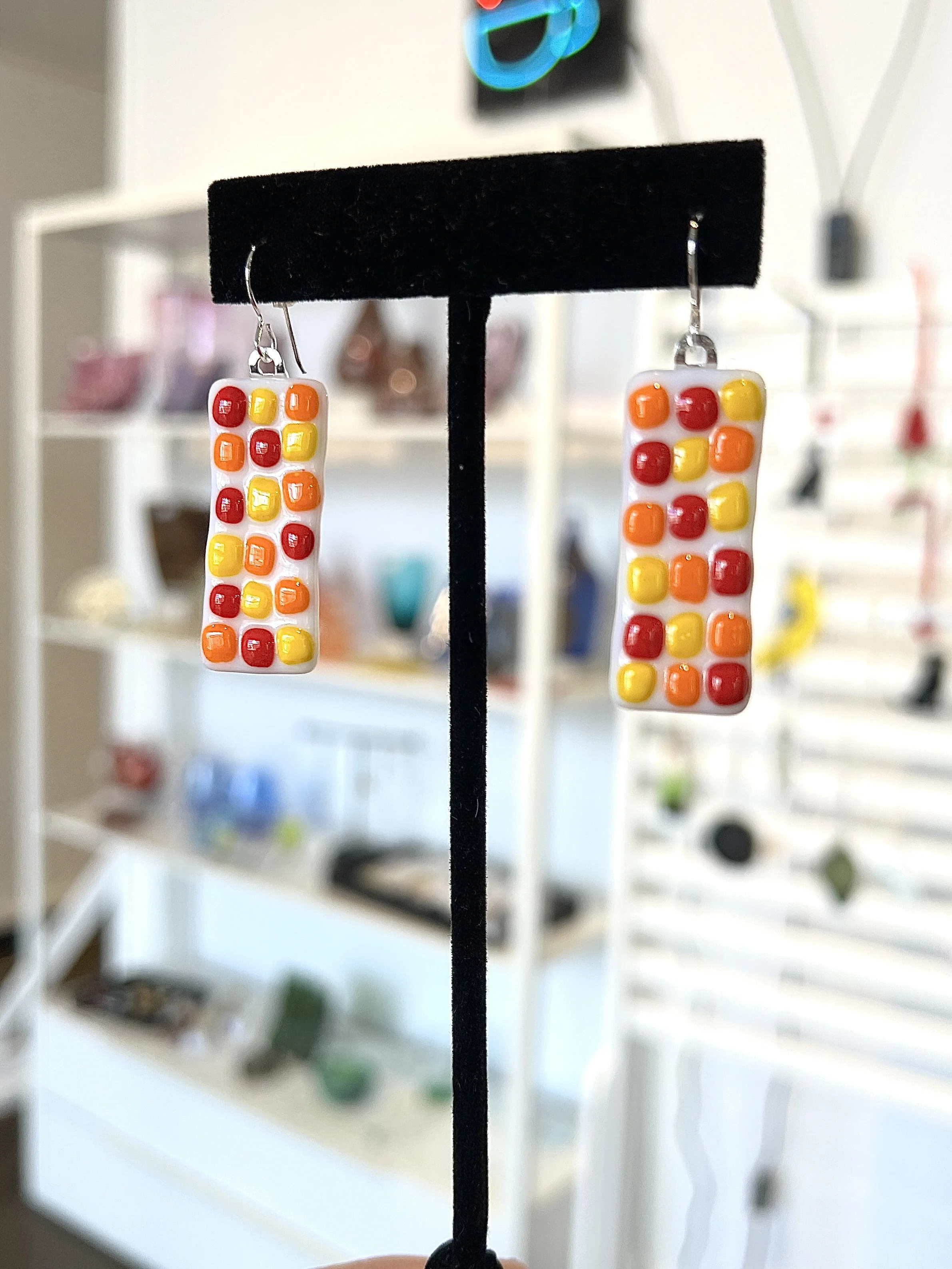 Fused Earrings by Diane Petron
