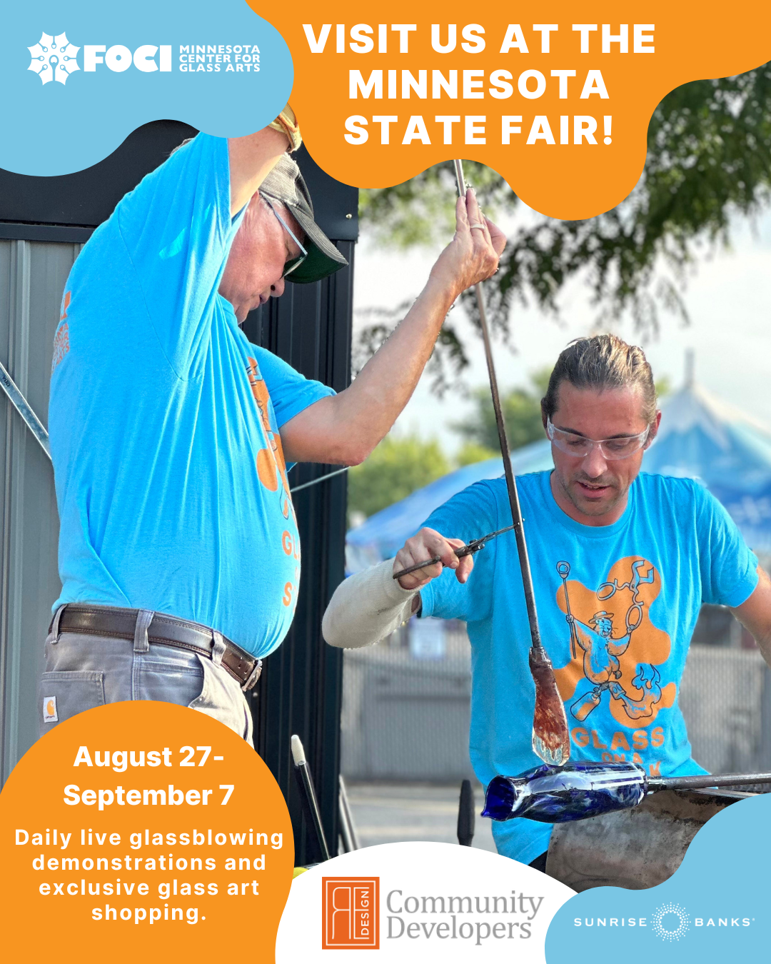 Glassblowing Demos & Shopping at the MN State Fair