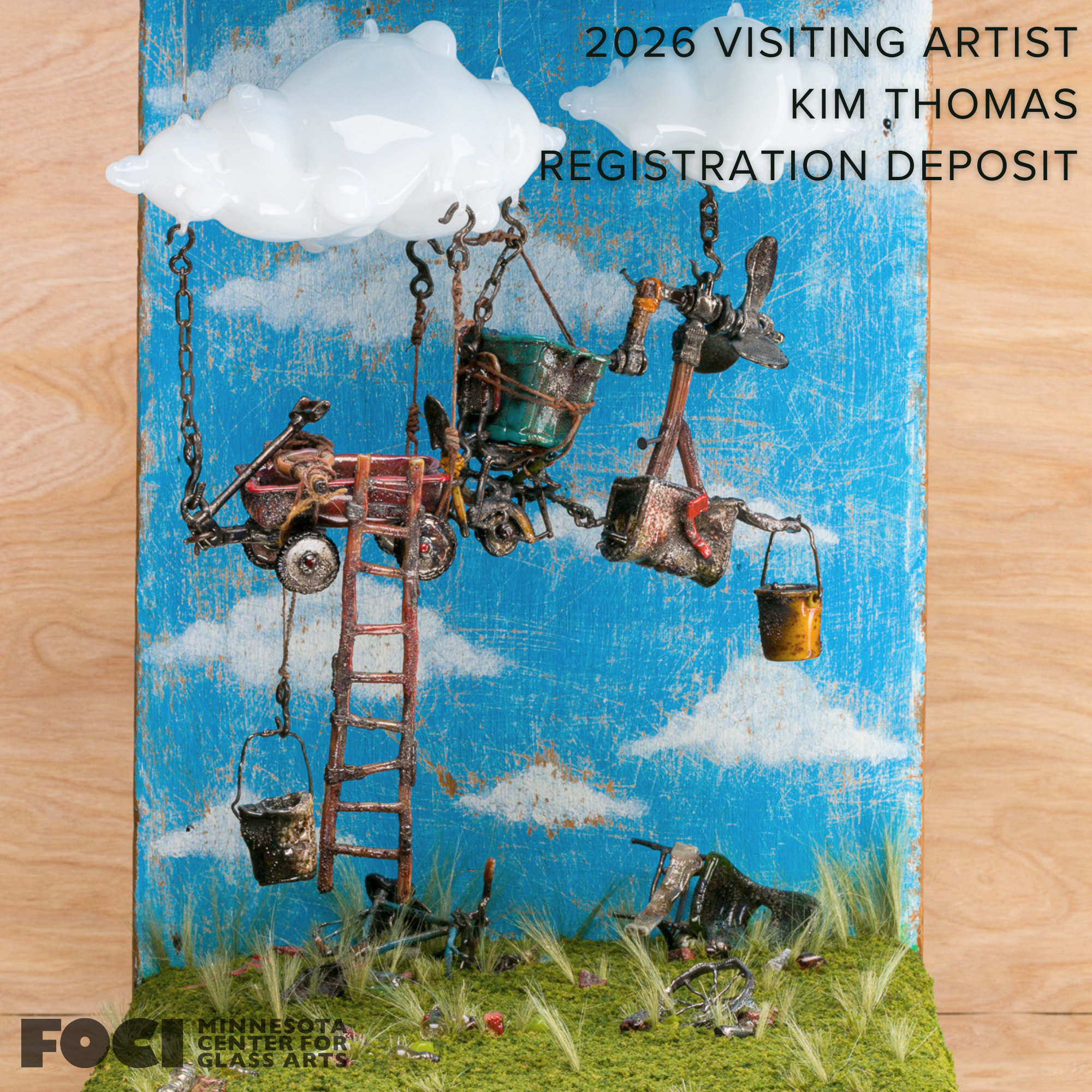 Registration Deposit for Visiting Artist Workshop with Kim Thomas | October 7-11, 2026