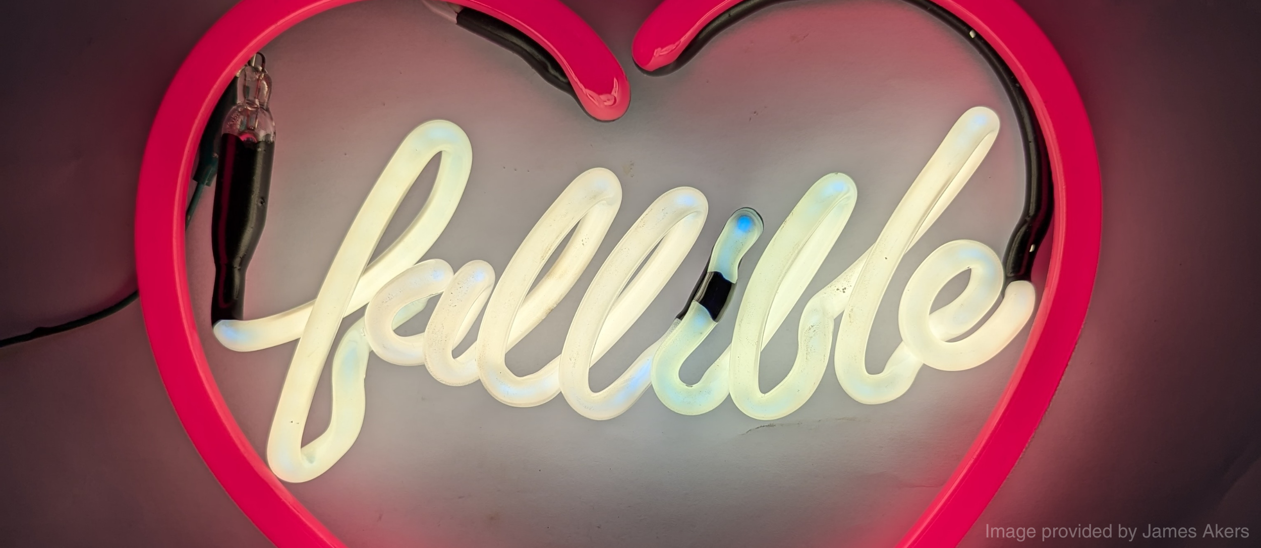 Neon Glass Artwork by James Akers