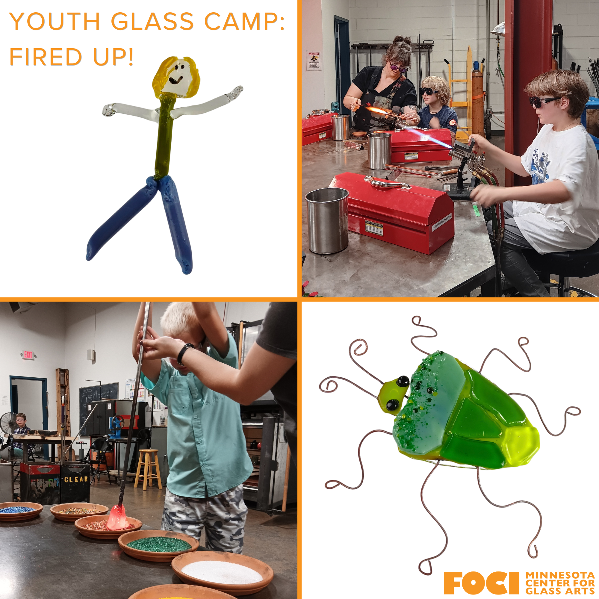 Youth Glass Camp: Fired Up! | July 13-17, 2026