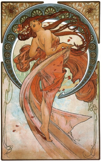 'Dance' Mucha. Circa 1889