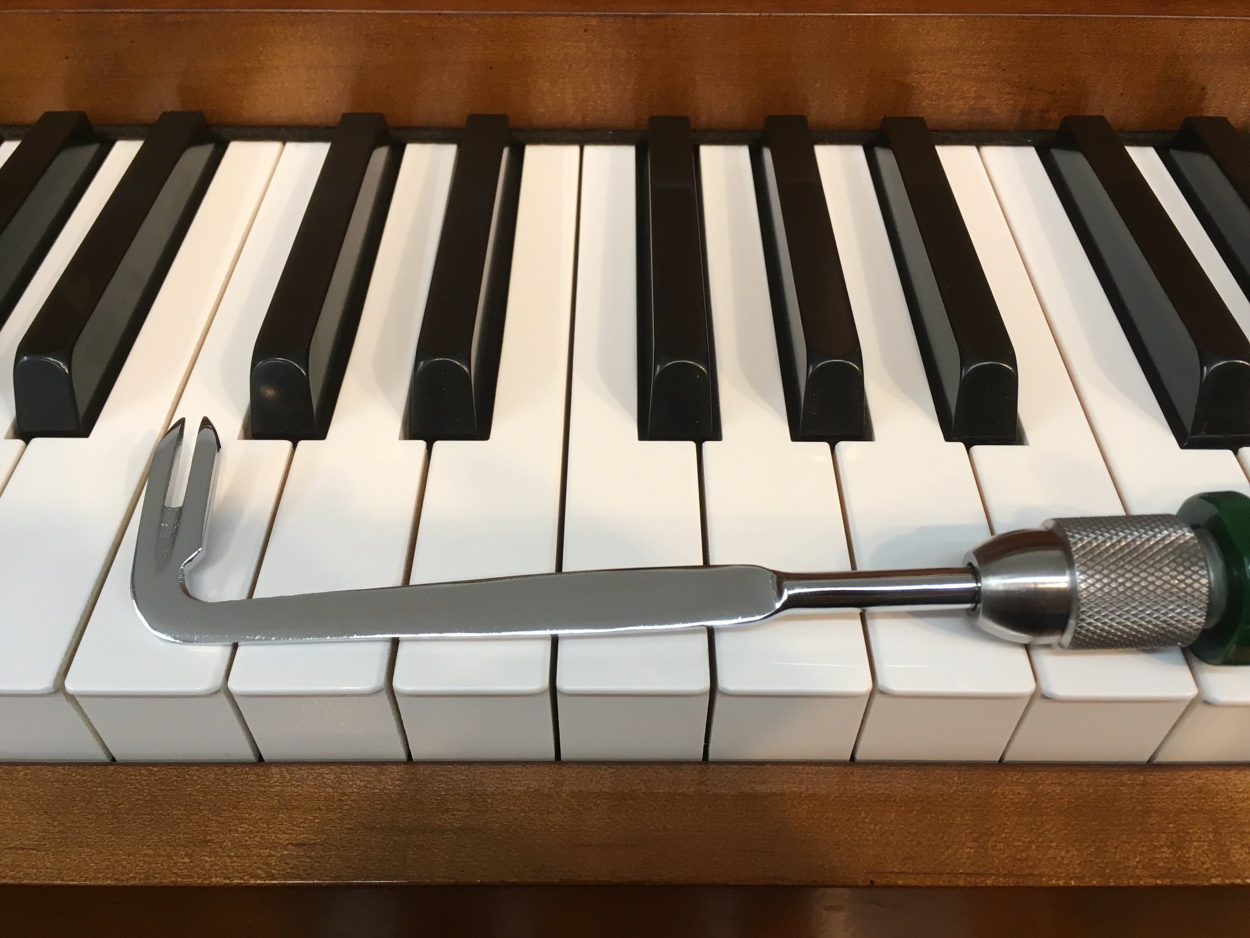 12" Gemm Piano Damper Spoon Bender Spinet - Chrome Plated 
