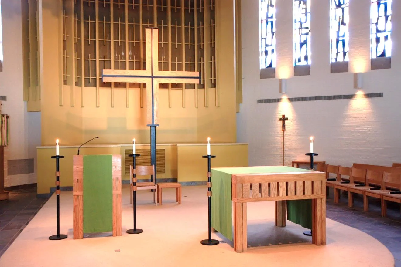 xavier university bellarmine chapel altar interior design