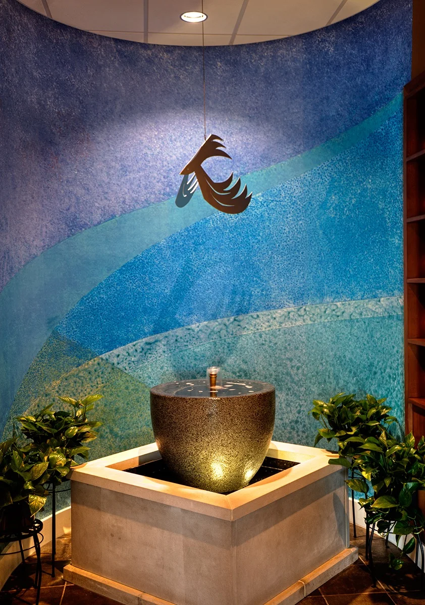 mercy healthcare hospital baptismal font