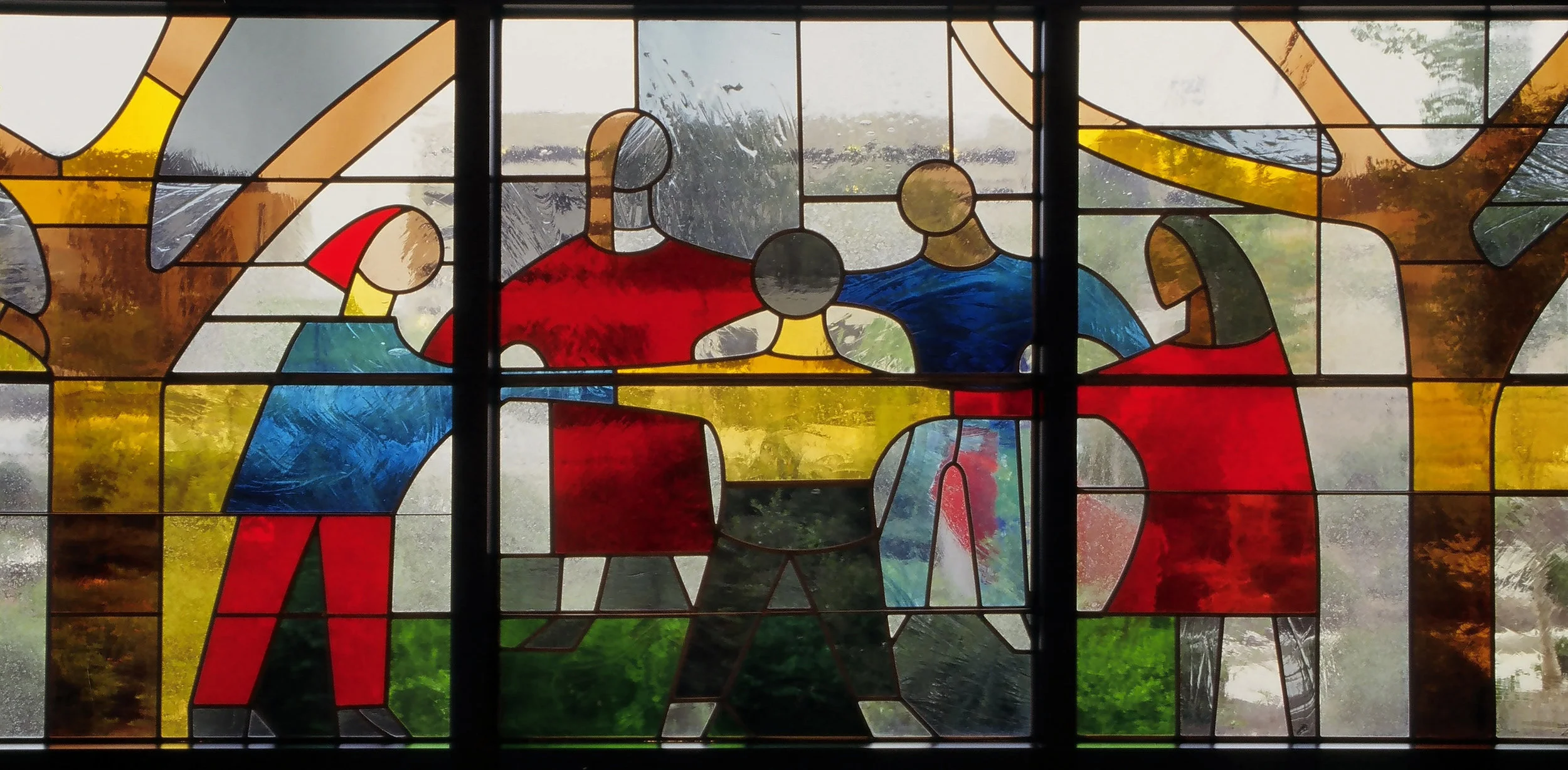 cincinnati children's hospital stained glass window