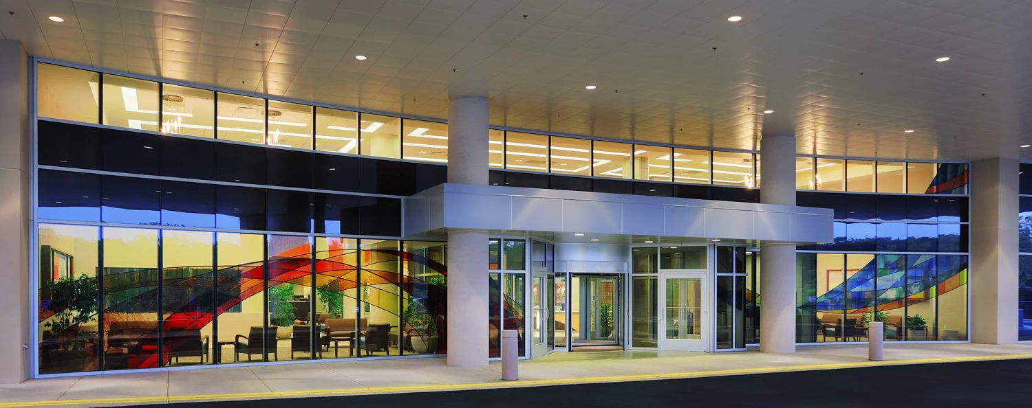 good samaritan hospital lobby stained glass