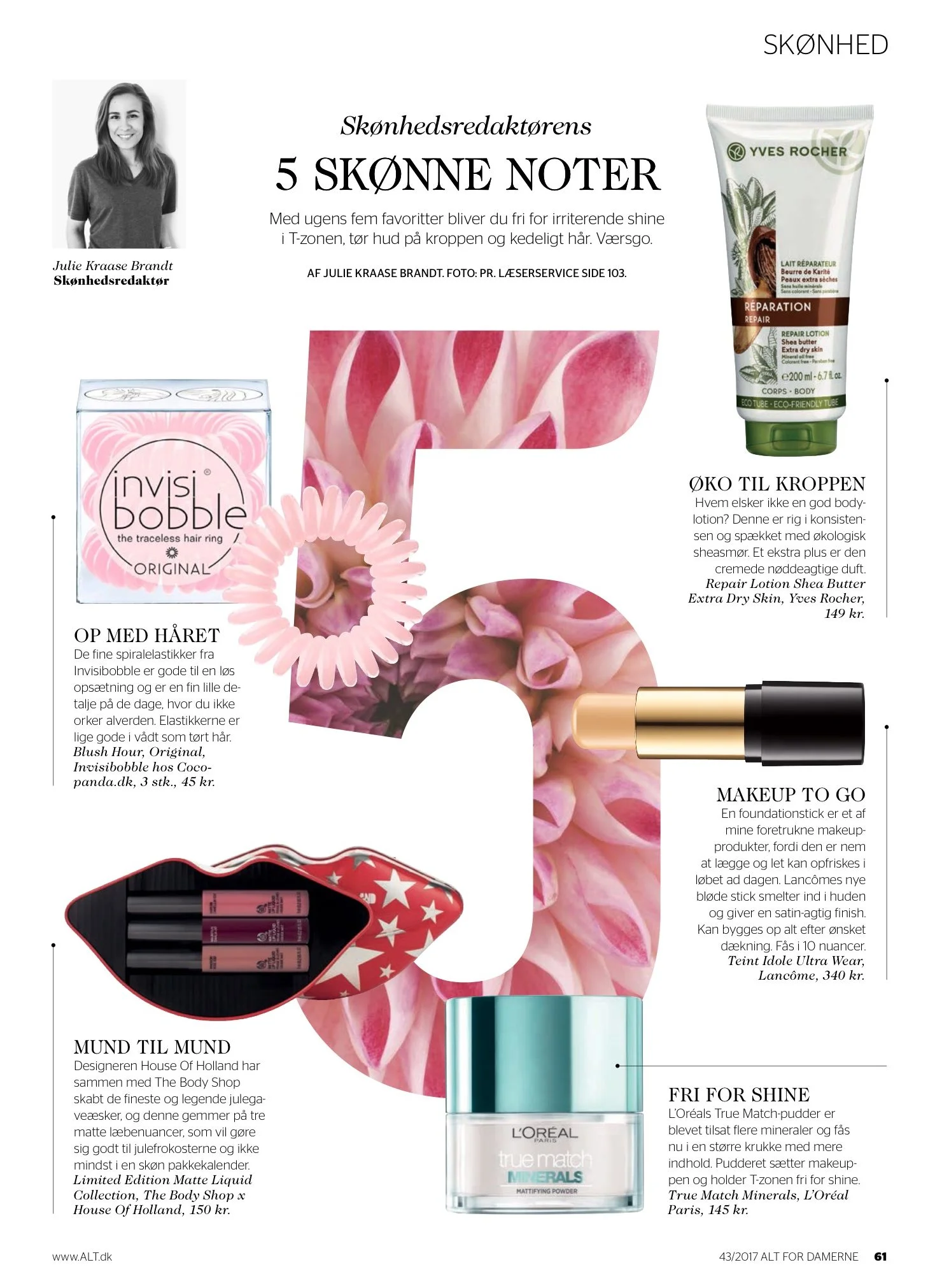 Invisibobble & The Body Shop x Alt For Damerne