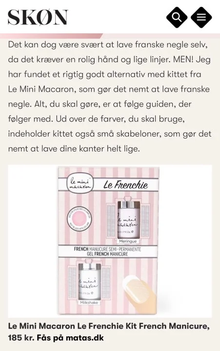 Le Mini Macaron x SKØN
