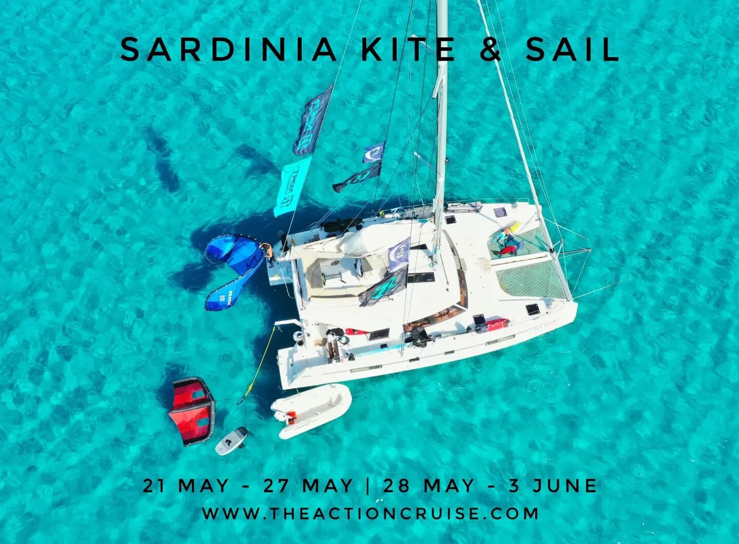 Kite &amp; Sail in Sardinia in May - June 🔝⛵️🇮🇹
The Strait of Bonifacio between North Sardinia and South Corse is the ideal location for a Kite &amp; Sail mission in early summer. Kite, Wing, Foil, Downwind and Coaching.
.
1) 14 MAY - 20 MAY | Ful
