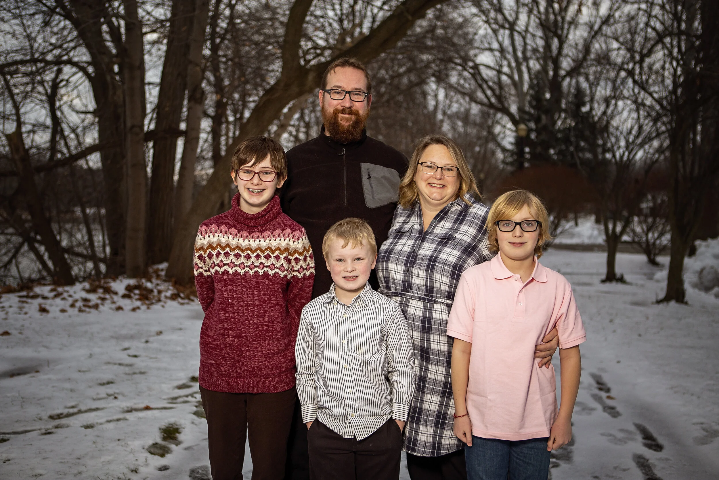 Reynolds | Portland, Michigan Winter Family Photos