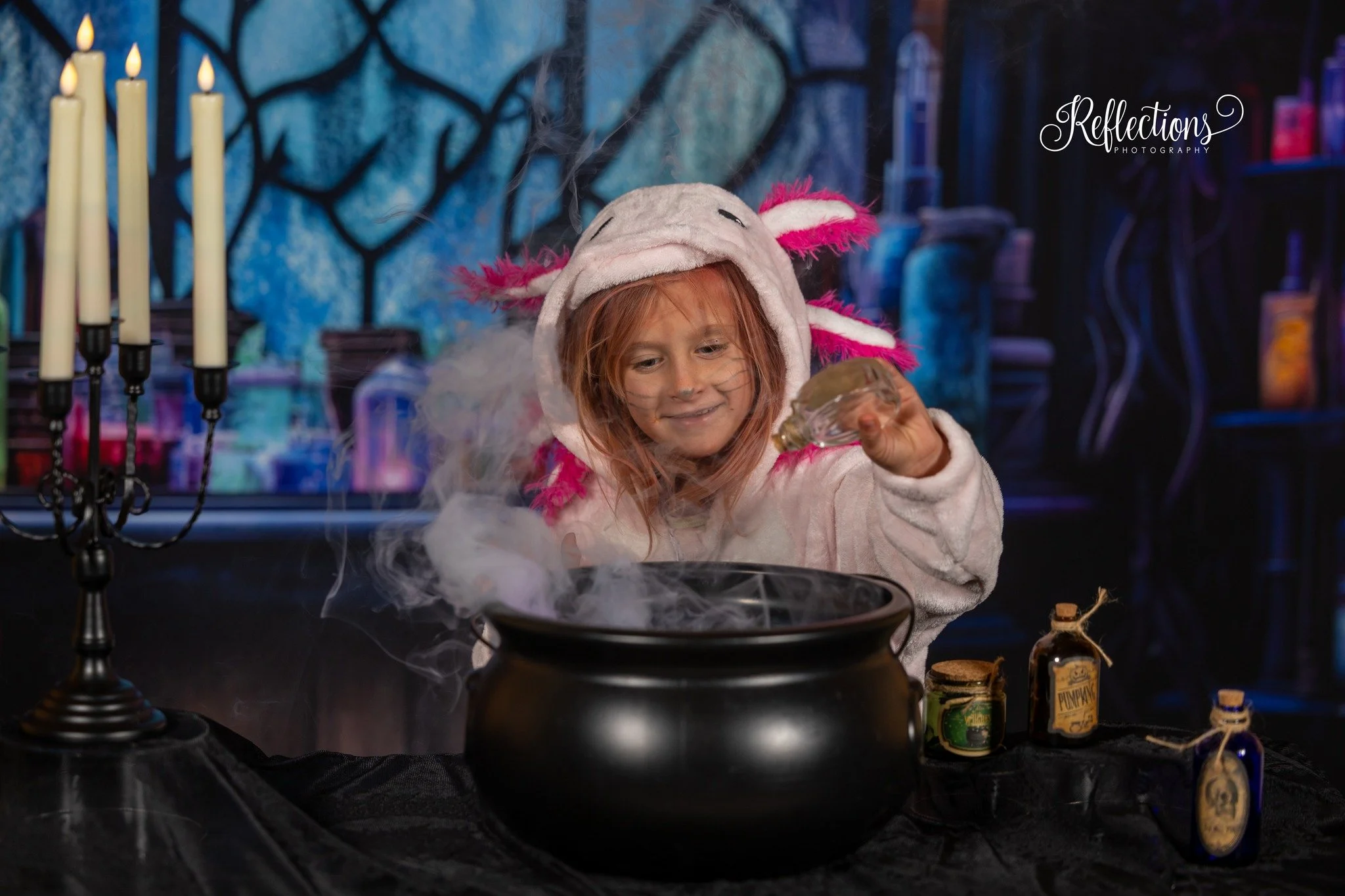 💪Bravery Potion
🌼Flower Potion (that will explode flowers) 
👻Invisibility Potion 
Just a few of the potions created last weekend in the Potion Room at the Haunted Mill in Portland!  I enjoyed seeing all of the imagination and joy in front of my l