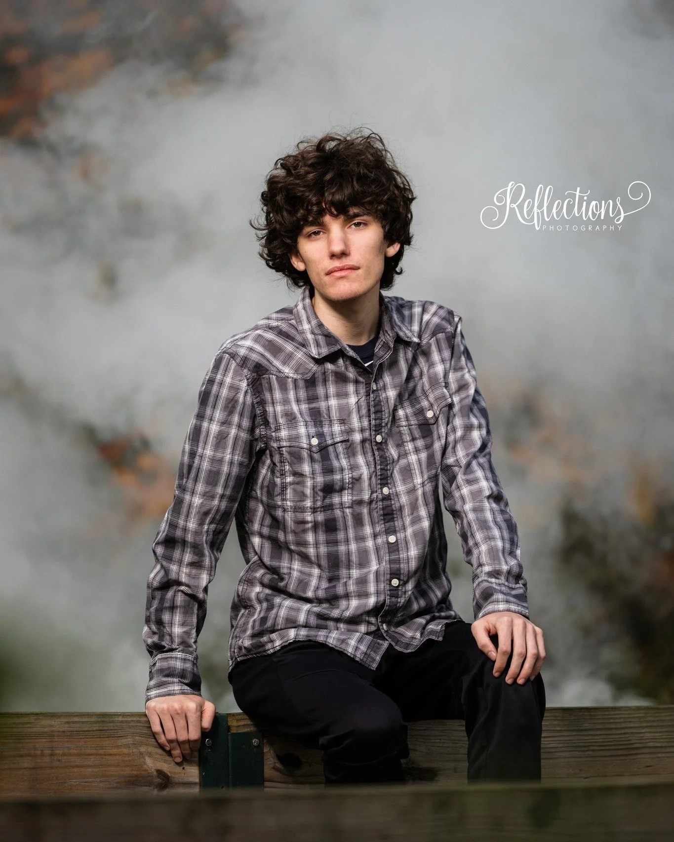 Kaleb didn&rsquo;t just show up for his photo session, he made an entrance.

He included smoke bombs in his session which allowed clouds of smoke curl around him. 💨 It was art in motion. And right in the middle of it all stood Kaleb, cool and compos