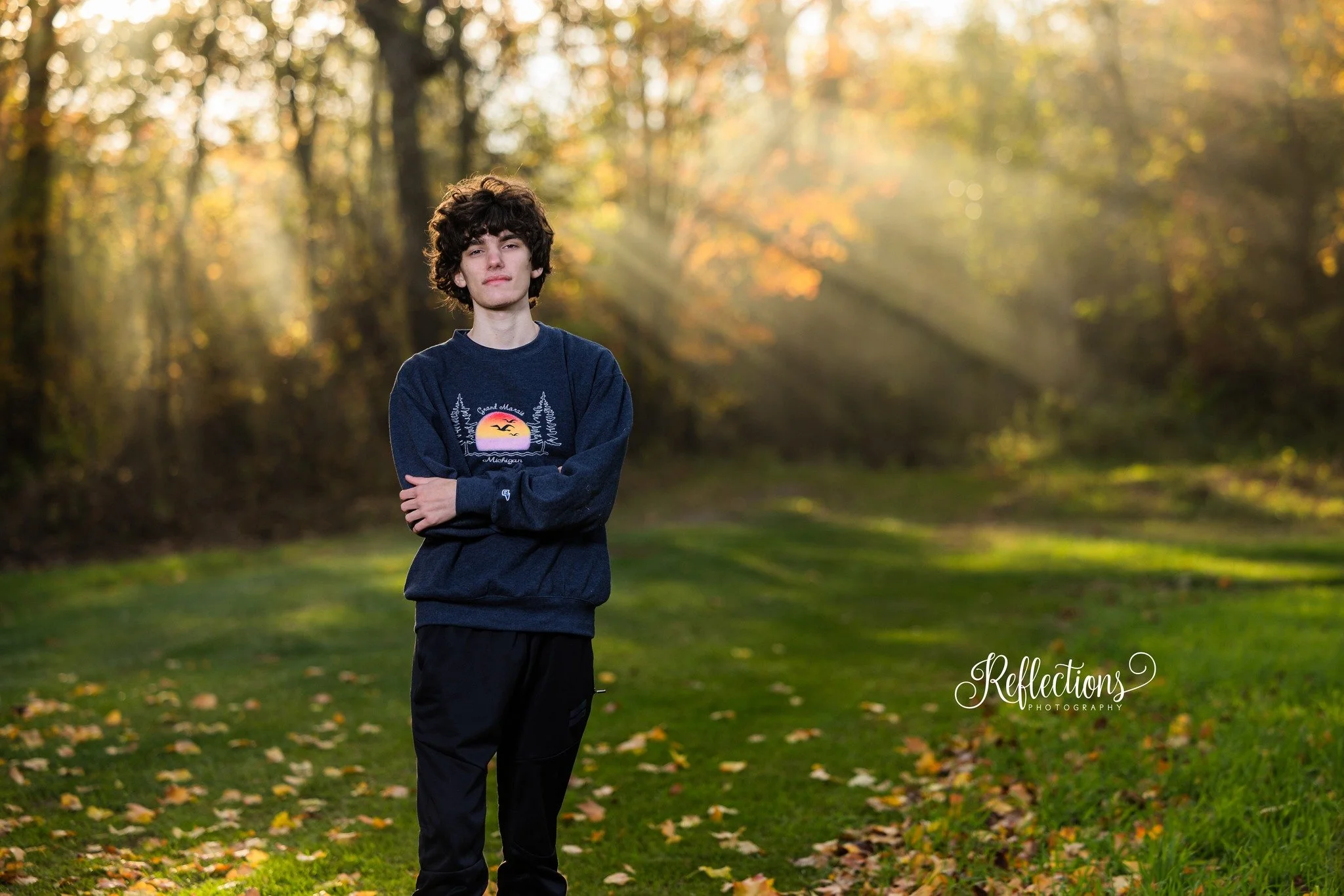 Kaleb&rsquo;s senior session had already been special, but then the sun broke through. 🌞

Golden rays spilled through the trees like something out of a movie, and I froze for a second, just taking it in. It was one of those rare moments where nature