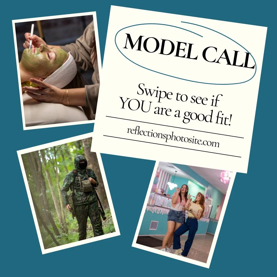 MODEL CALL 📣
I am looking for a handful of people that can model in images for local businesses to show off their products &amp; services. If you or someone you know would be a good fit, send me a message!

Must haves:
📷 You have to be comfy in fro