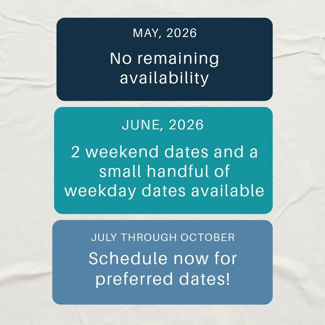 It&rsquo;s officially busy season and I&rsquo;m probably three weeks late on posting my availability for the upcoming months 😅
Anyway, If you&rsquo;re looking for a session this summer, now&rsquo;s the time to book!