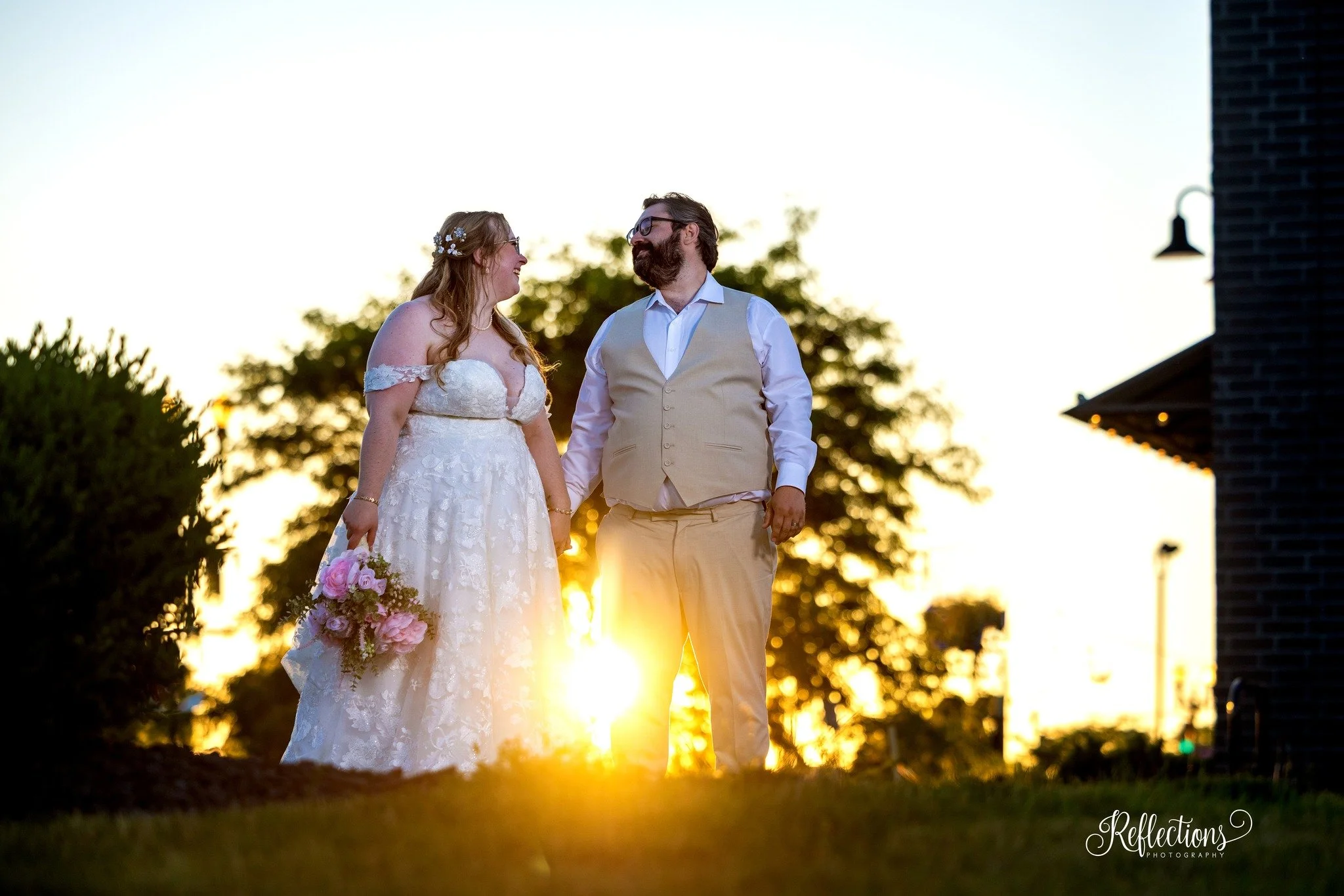 Imagine the perfect day marrying the love of your life, the ceremony was beautiful, and you're having fun with guests at the reception. Your photographer approaches and says "it's golden hour, do you want to sneak away to get some shots outside?