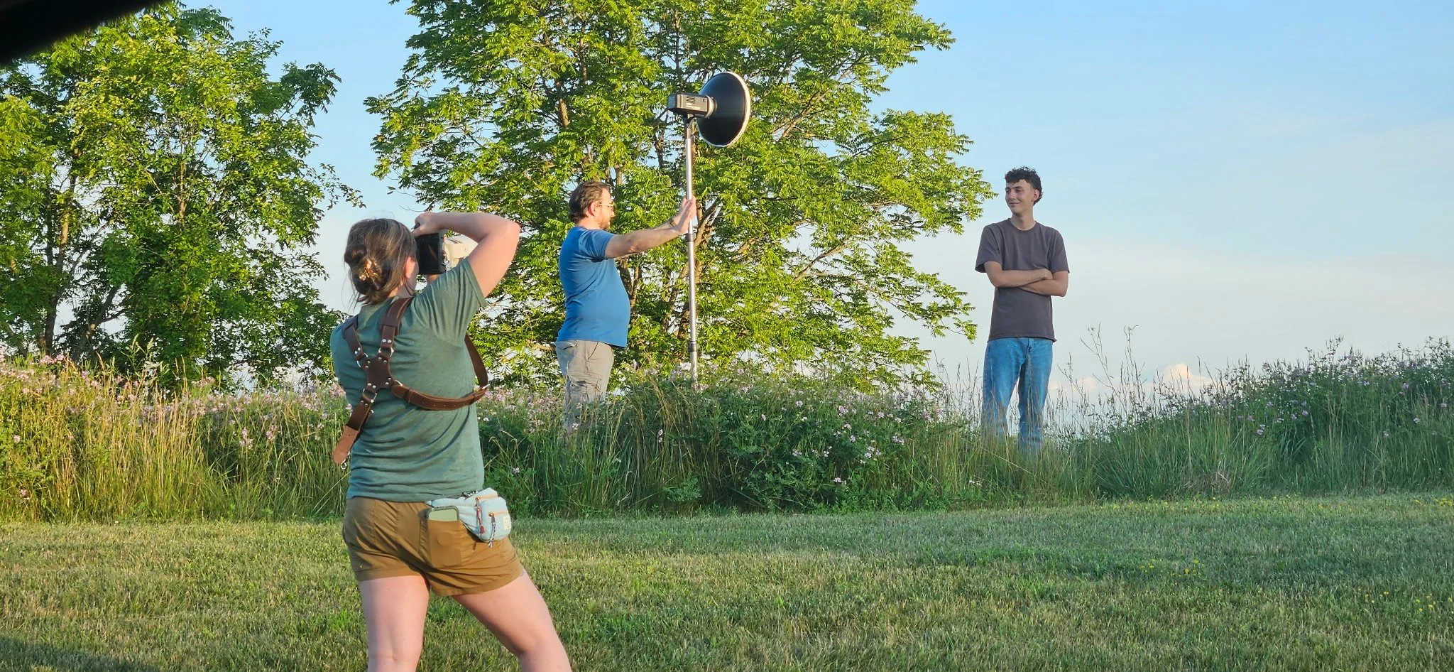 behind the scenes photographer