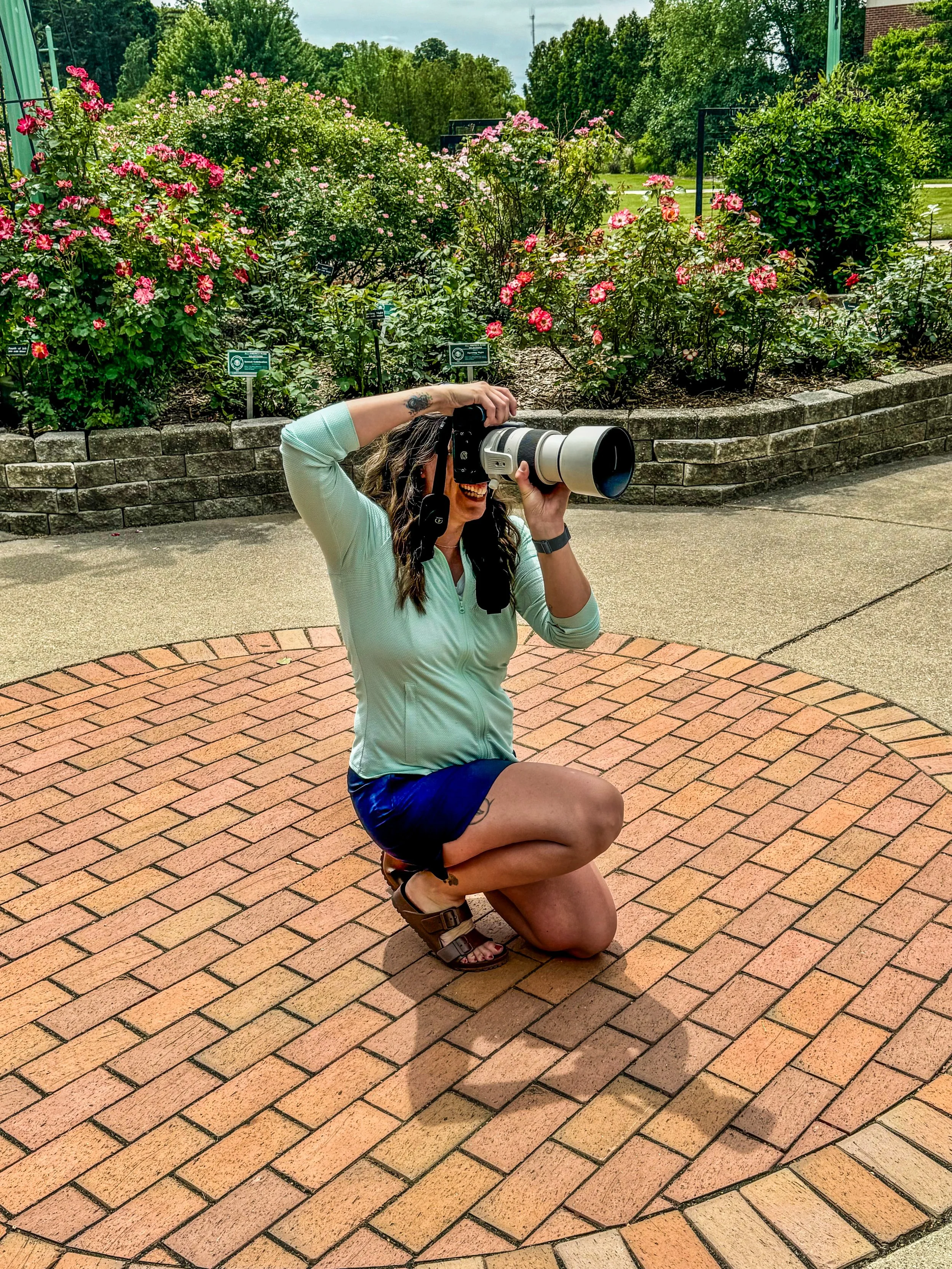 photographer behind the scenes