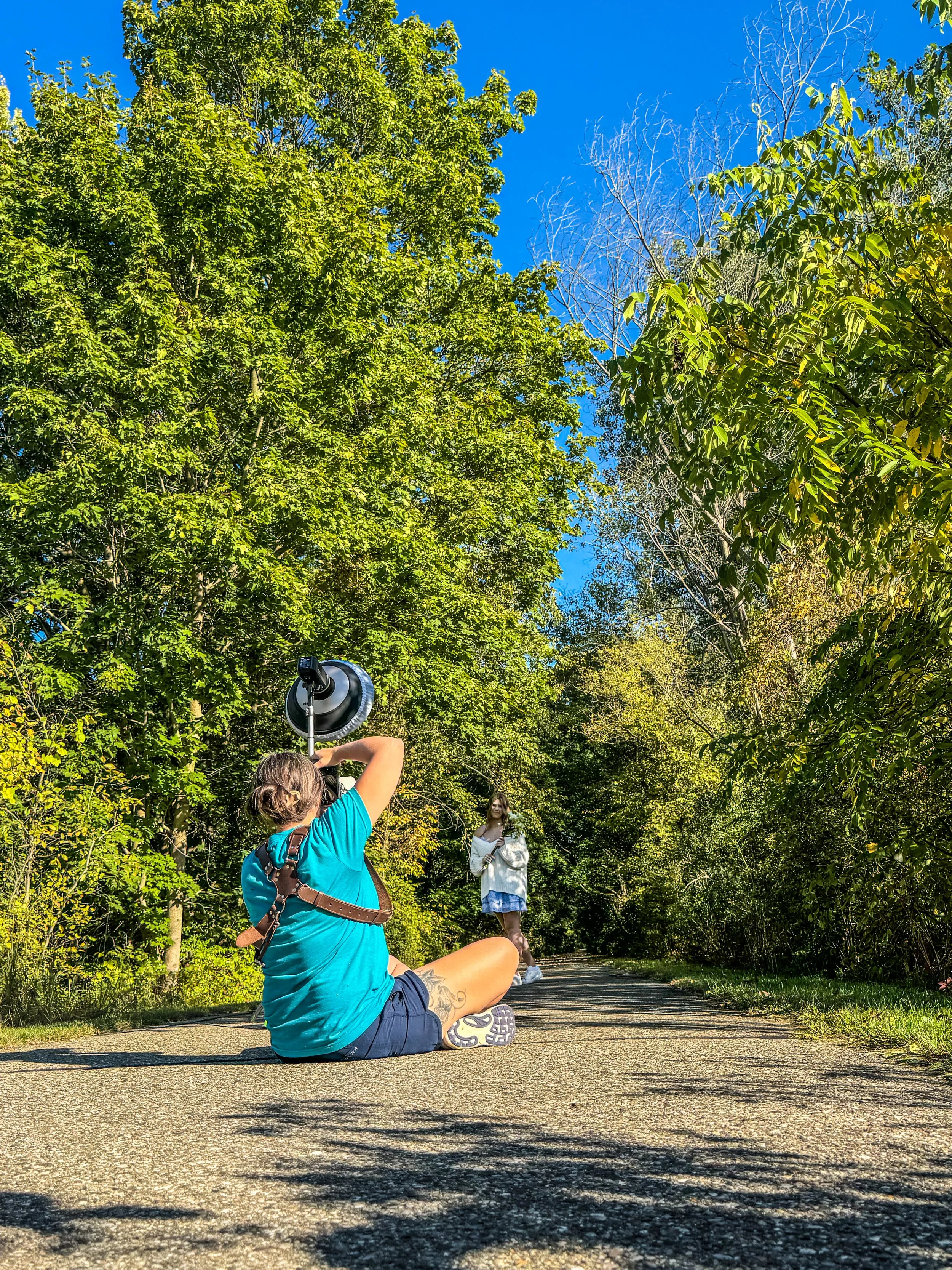 behind the scenes photographer