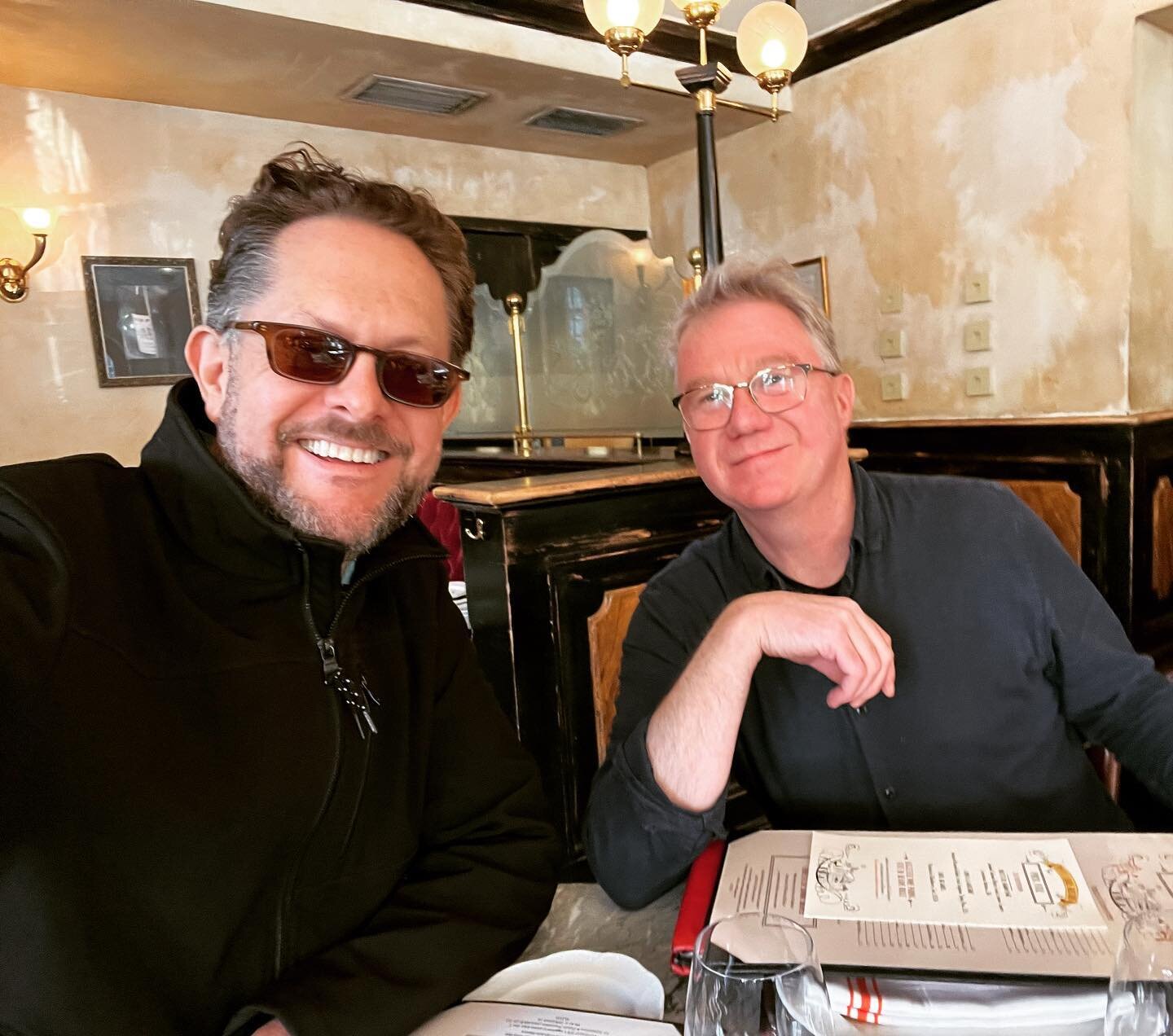 Talking about Jazz in Paris while dining on the best French food in Baltimore with filmmaker Paul Glenshaw @paulglenshaw