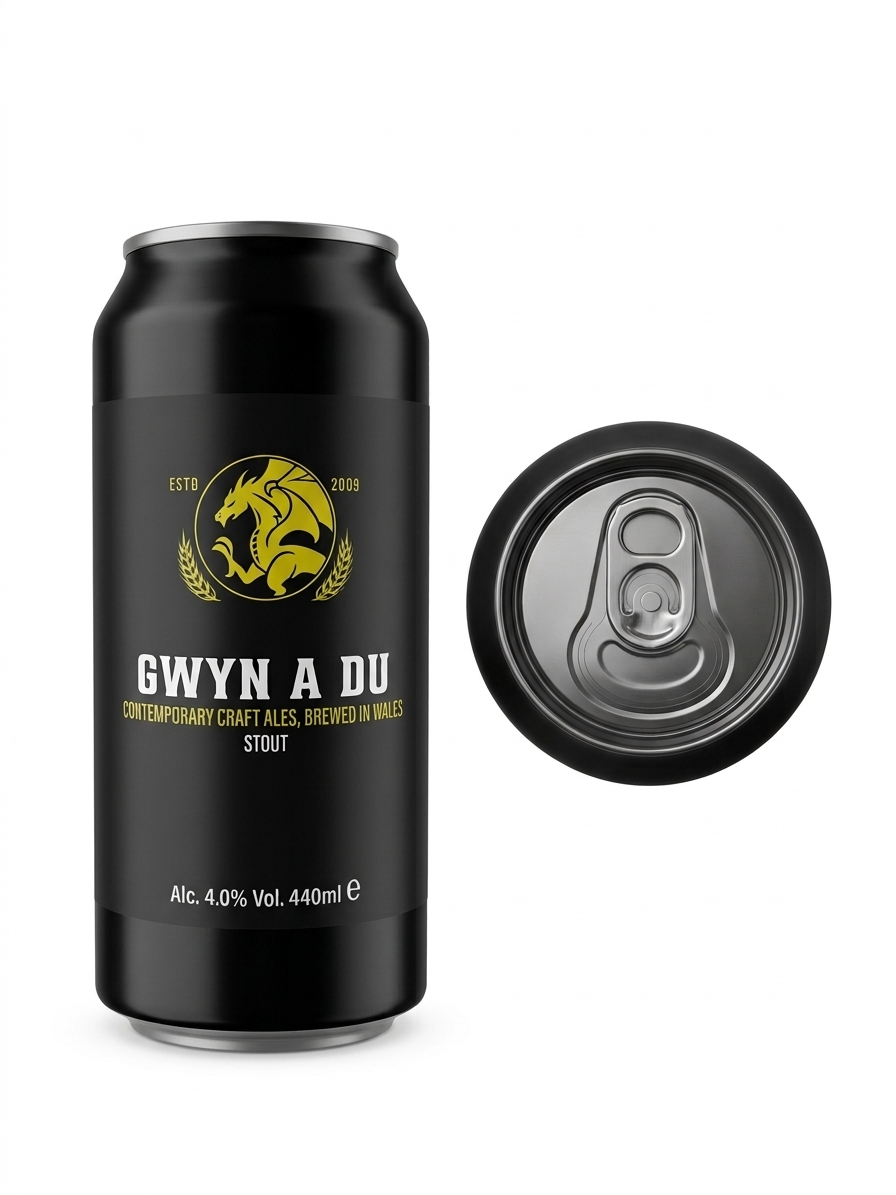 Monty’s Brewery - Gwyn A Du Gluten-Free Nitro Stout (18 x 440ml Cans) Free delivery