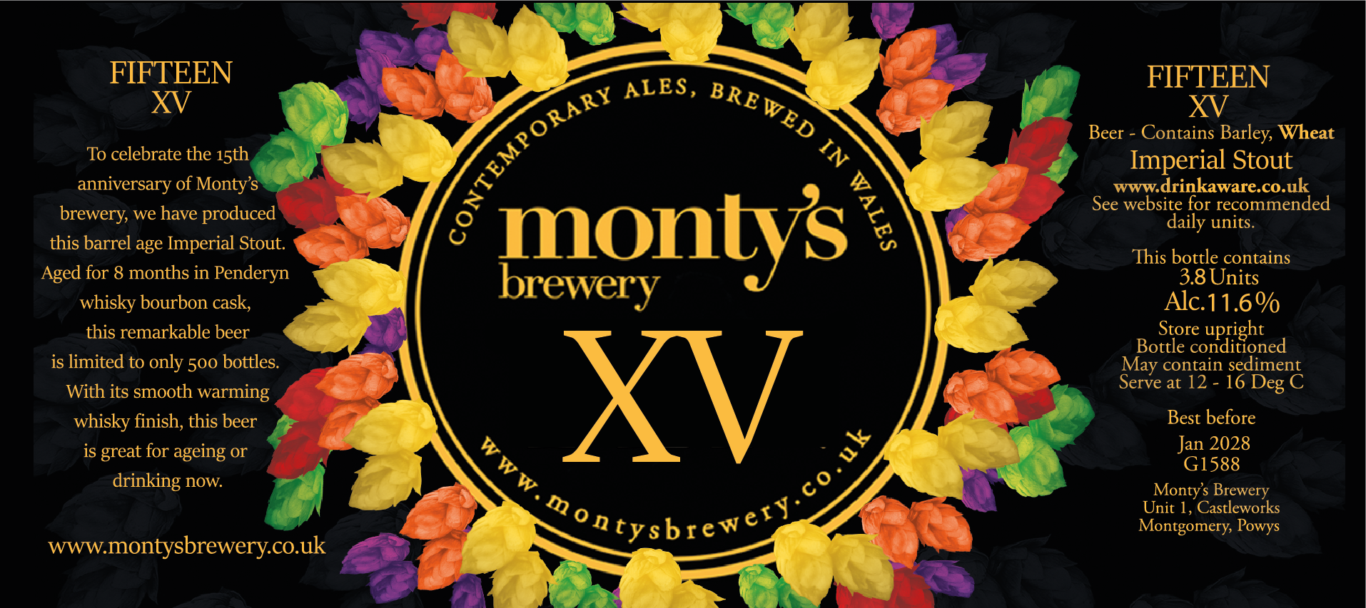 Monty’s Brewery Celebrating 15 years!