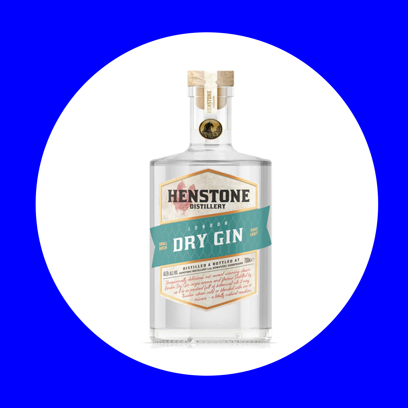 Henstone London Dry Gin 44.9 70cl