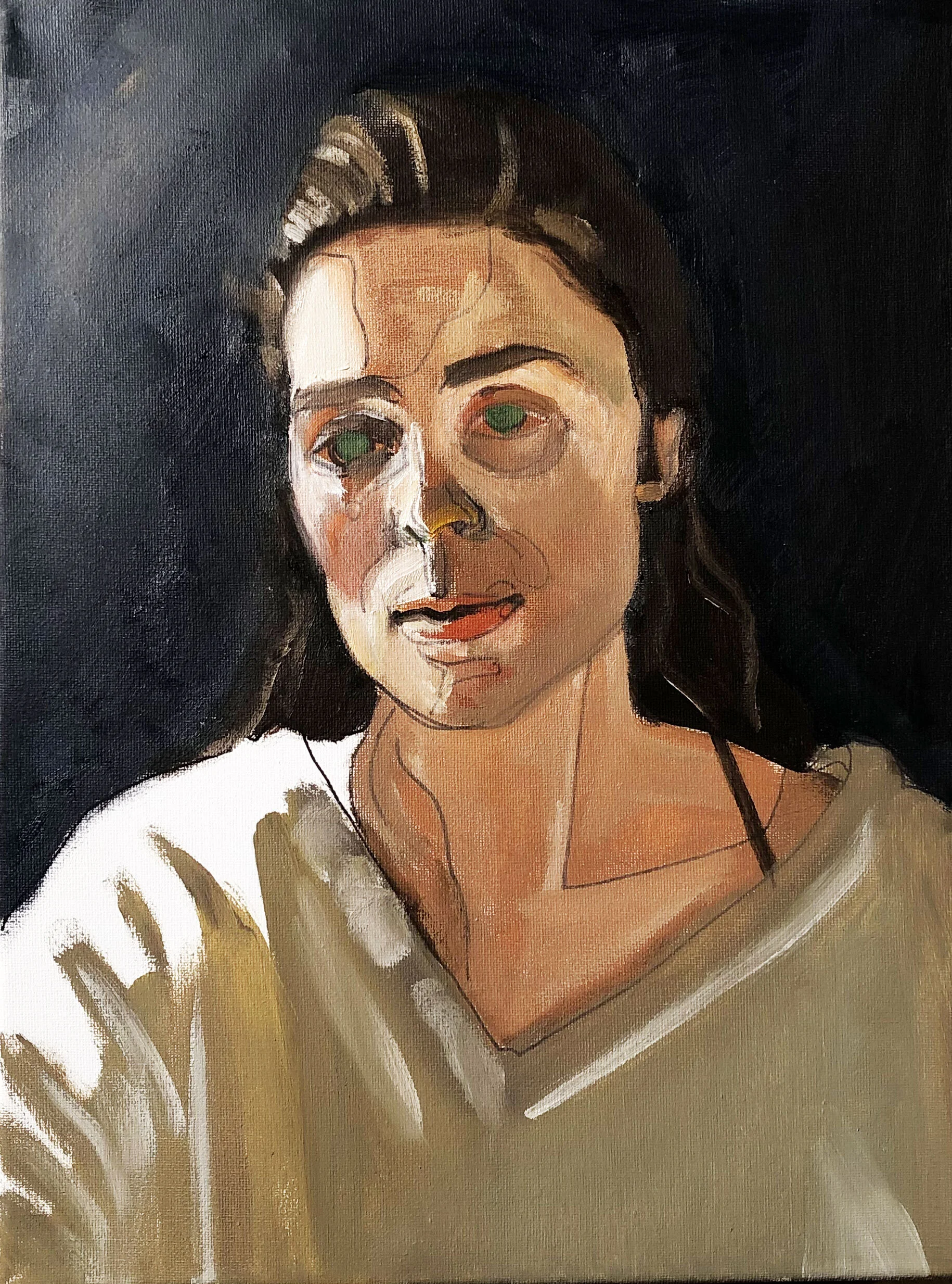 Untitled , 2020 Oil on canvas 10 × 14 in Sold