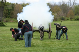 The Pennsylvania Military Museum in Centre County will host a Civil War era artillery drill and recruitment drive by the 3rd PA Volunteers on Saturday MAY 06 at 10 am. Photo Credit: J. Horvath