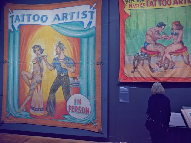 Circus sideshow banners