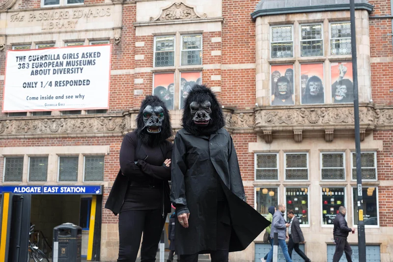  ‘It’s a Corrupt System and It’s Becoming More Corrupt’: The Guerrilla Girls Arrive at the Whitechapel Gallery in London