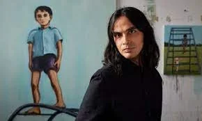 Interview: Secrets of the seesaw: the painter harnessing the unsettling power of the playground