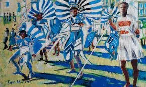 Review:  Group Show in UK Connects Caribbean Carnival and European Merry-Making