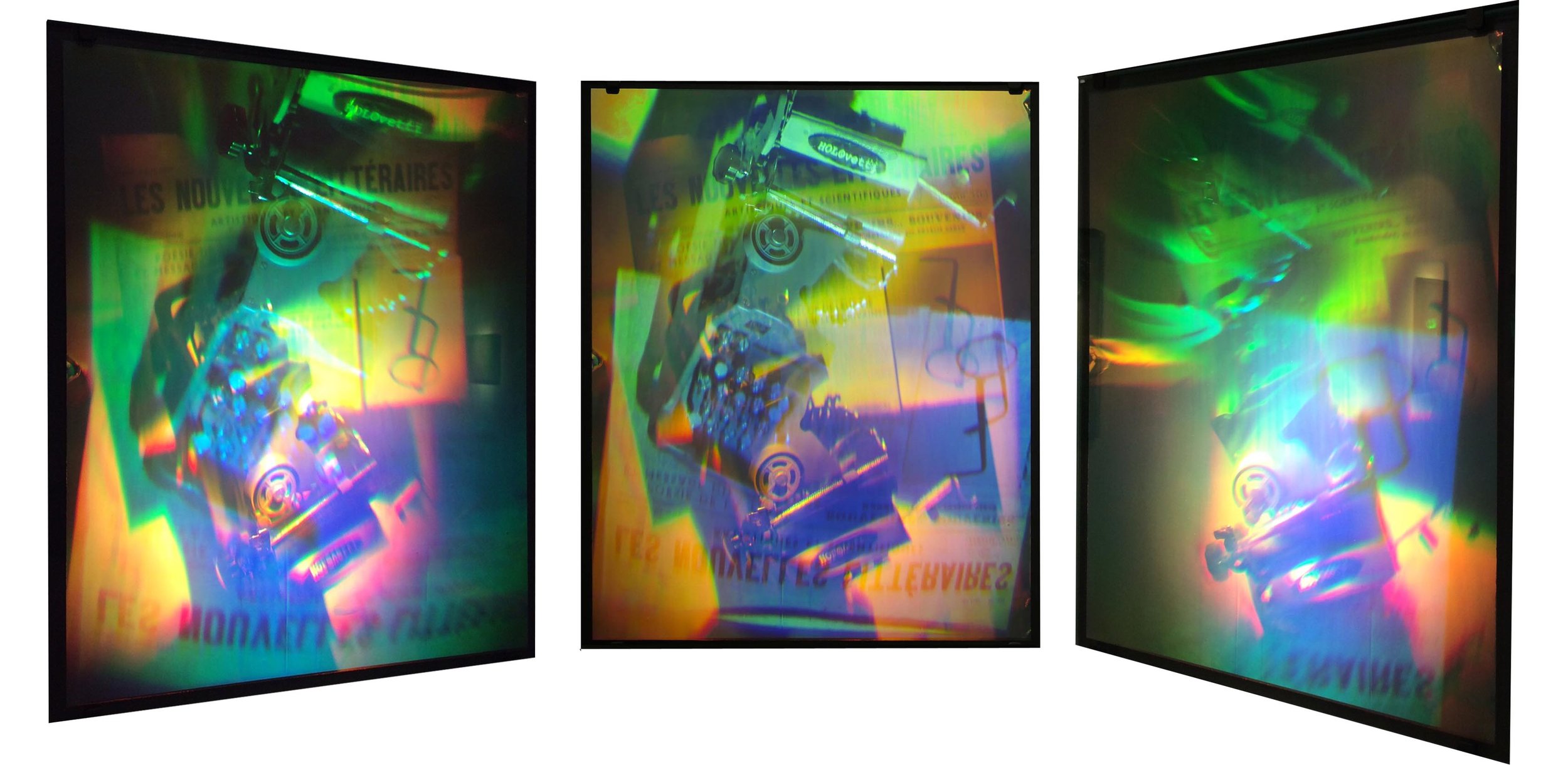  3 point of view since the shapes of light are changing. 