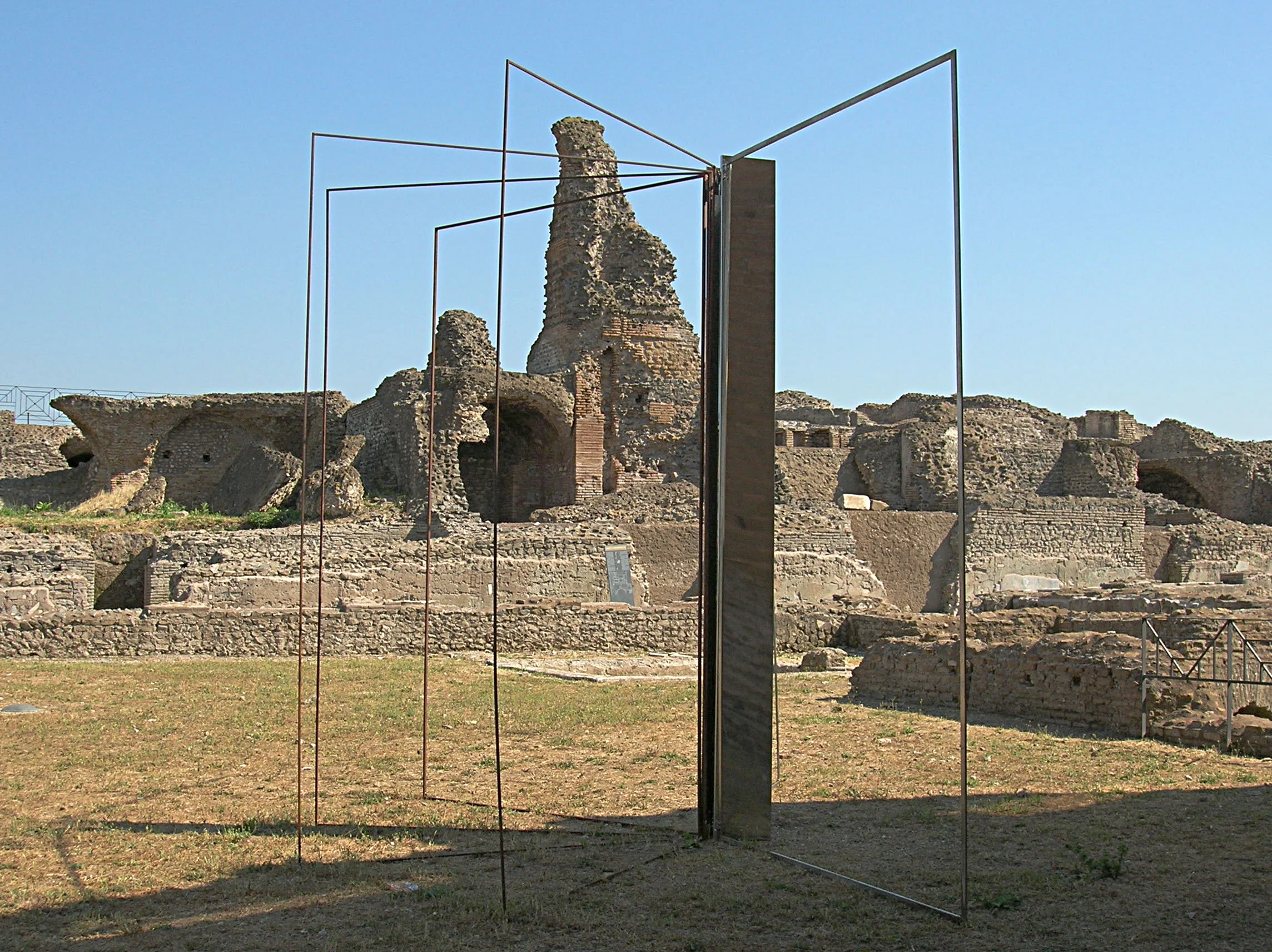 Hyperbook. Out Art Roma, Villa dei Quintili Roma. 2006. Private collection  Biblioteca San Giorgio, Pistoia.