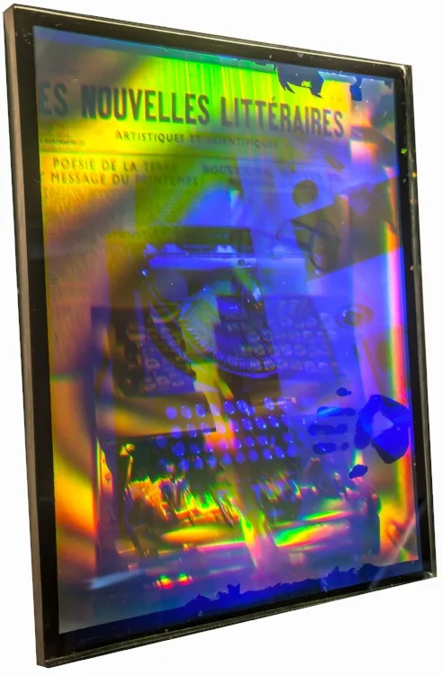 3D holographic emulsion laminated in glass