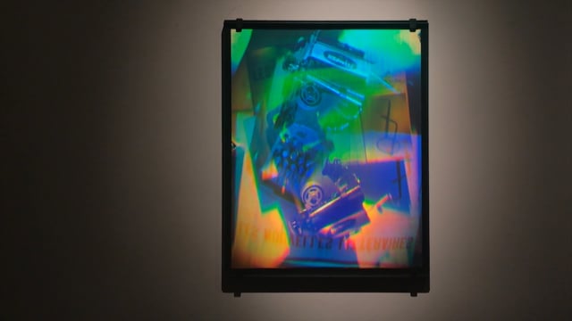 Perturbing Objects 04 -HOLOGRAPFIC LIGHT ARTWORK